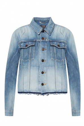 Denim jacket with rips, zdjęcie 1 Denim jacket with rips od Saint Laurent